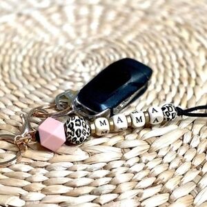 Mama Leopard Keychain
